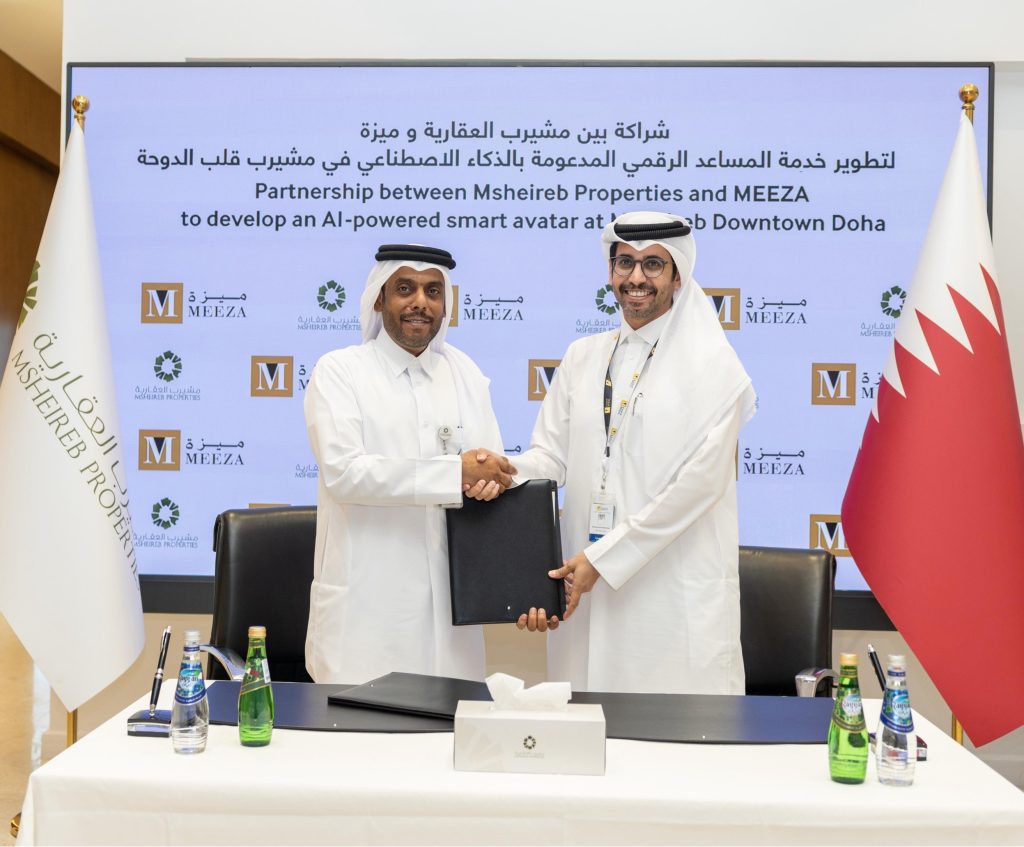 Msheireb Properties and MEEZA Partner to Launch AI Digital Companion at Msheireb Downtown Doha